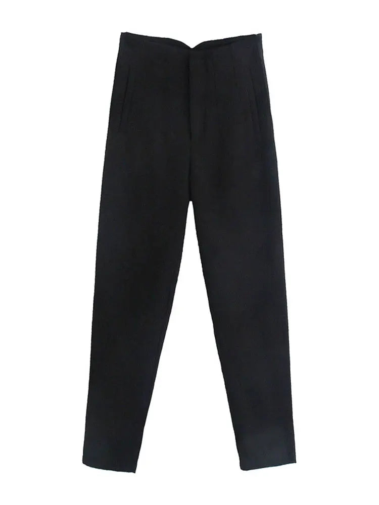 Seamless High Waist Trousers - Divawearfashion