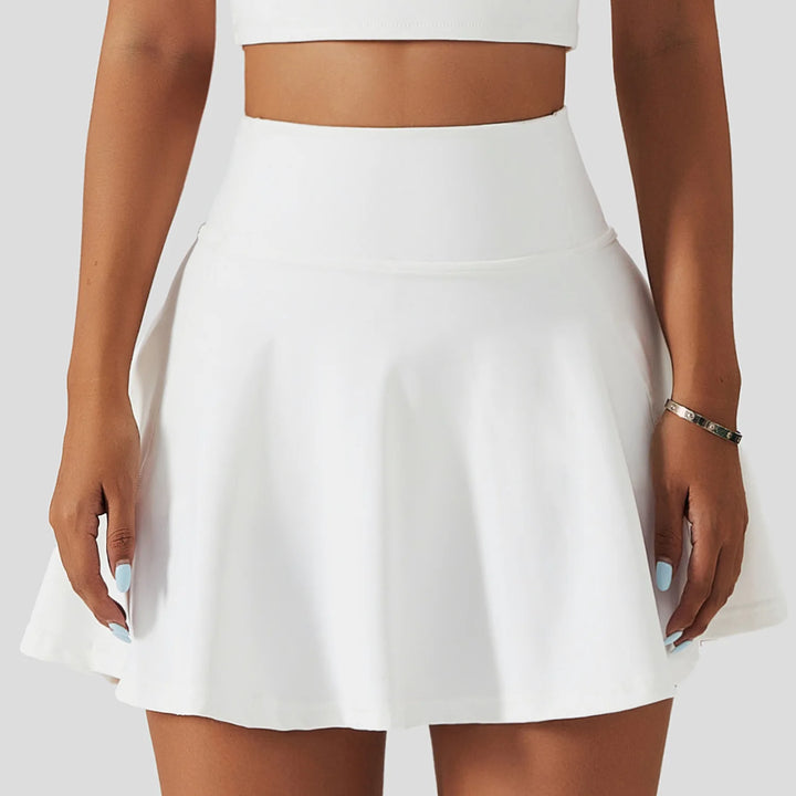 Tennis Skort With Pocket - Divawearfashion