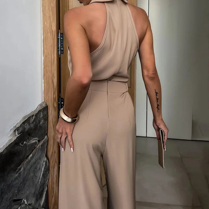 Loose Ruched Wide Leg Jumpsuit 