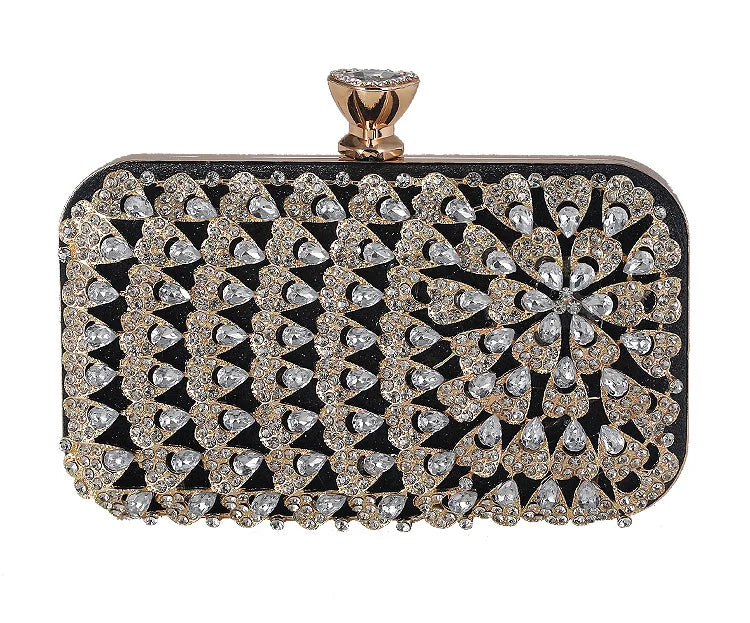 Diamond Formal Evening Clutch - Divawearfashion