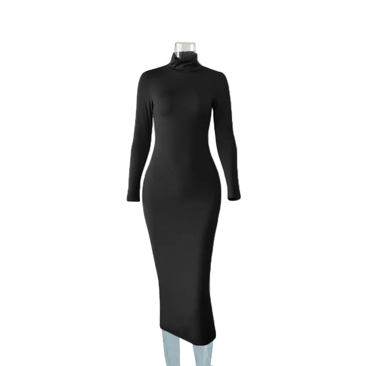 Long Sleeve Midi Maternity Dress - Divawearfashion