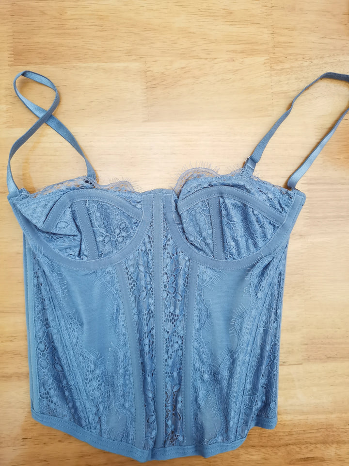 Summer Mesh Sexy Lace Bustier Top