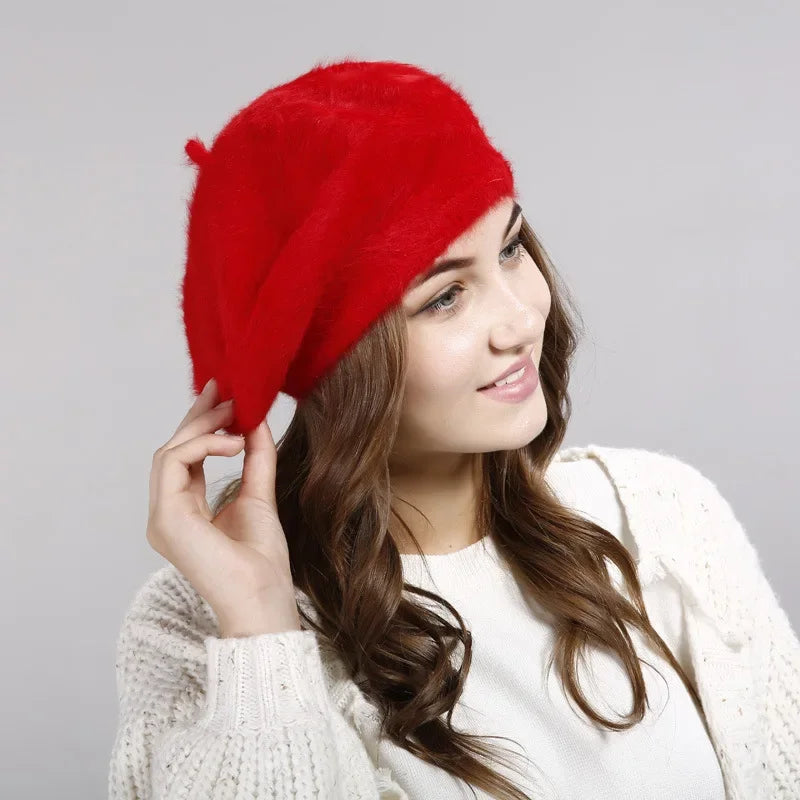 Faux Winter Wool Warm Hat - Divawearfashion