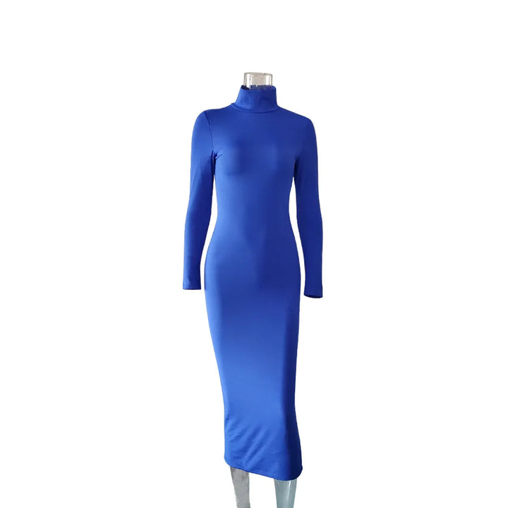 Long Sleeve Midi Maternity Dress - Divawearfashion