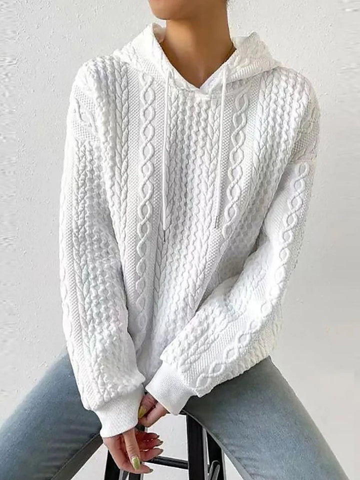 Casual Long Sleeve Loose Pullover Hoodies & Sweatshirts